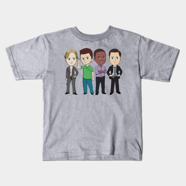 Team Psych Kids T-Shirt by CraftyNinja